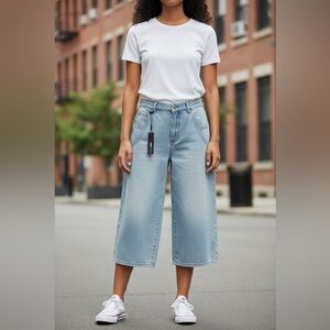 Fashion Nova Light Blue Women's culottes